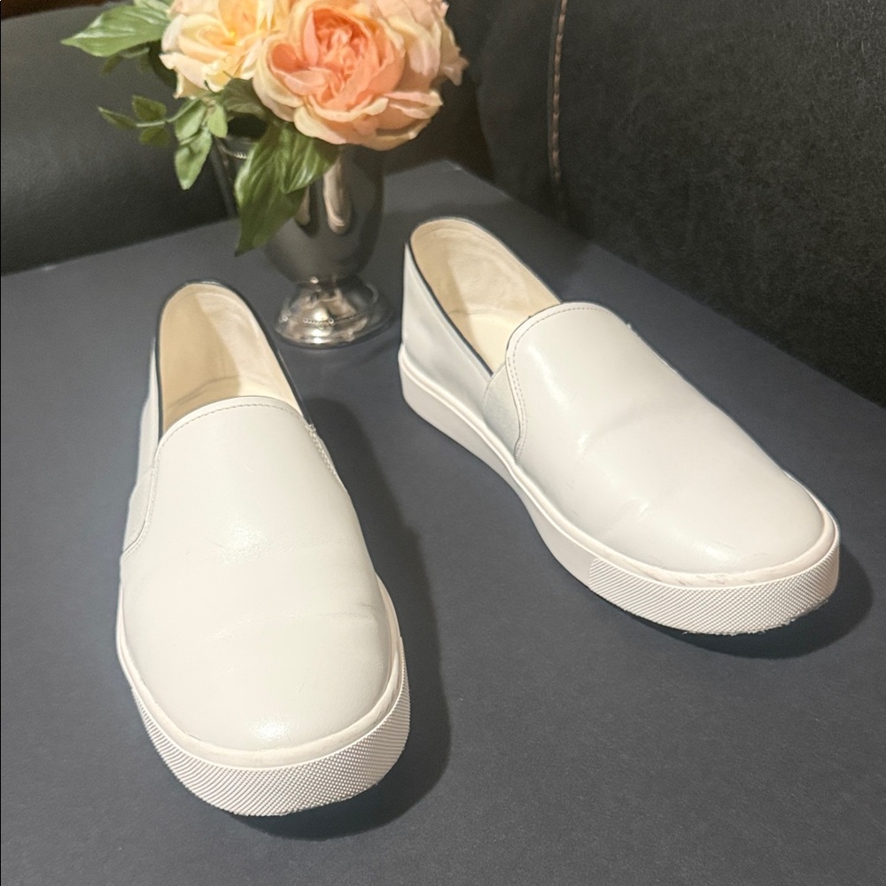 Vince Women's Cream Slip-On Sneakers